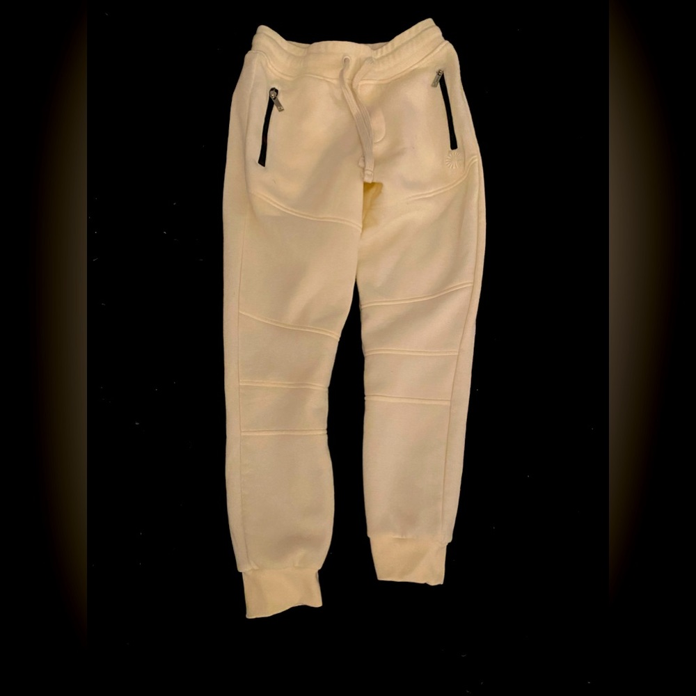 Cream Akademicks Joggers in Size Large
